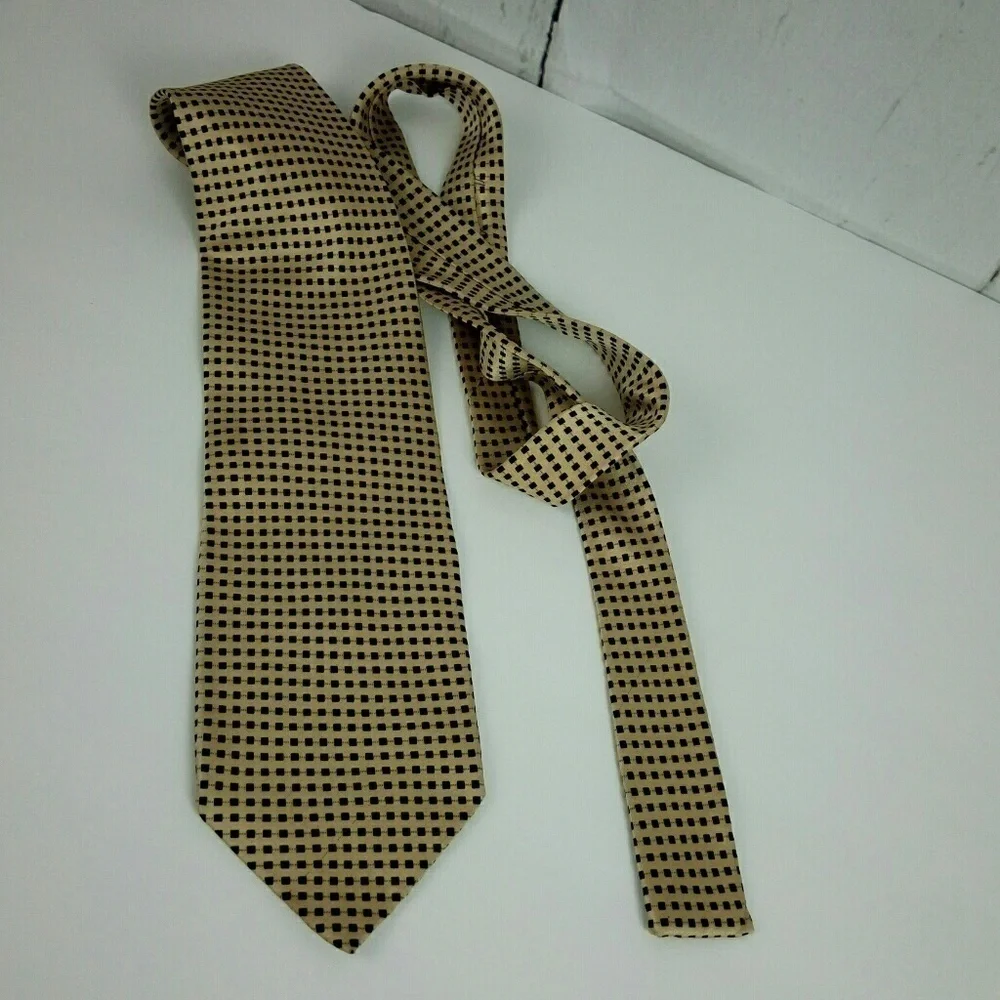 Bergamo New York Yellow Silk Men's Tie